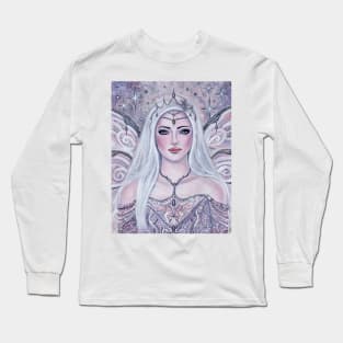 Winter fairy Neiva by Renee L. Lavoie Long Sleeve T-Shirt